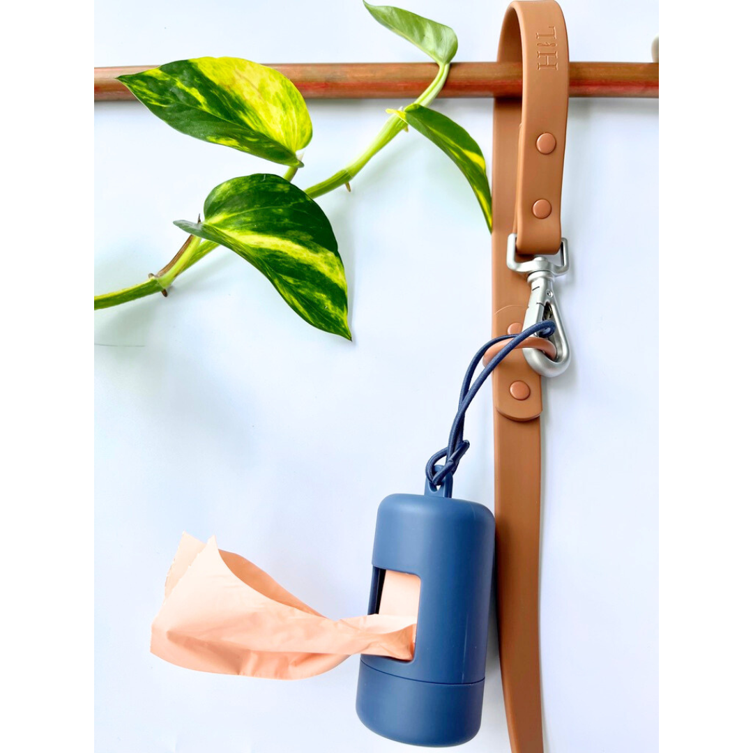 Navy Poop Bag Holder