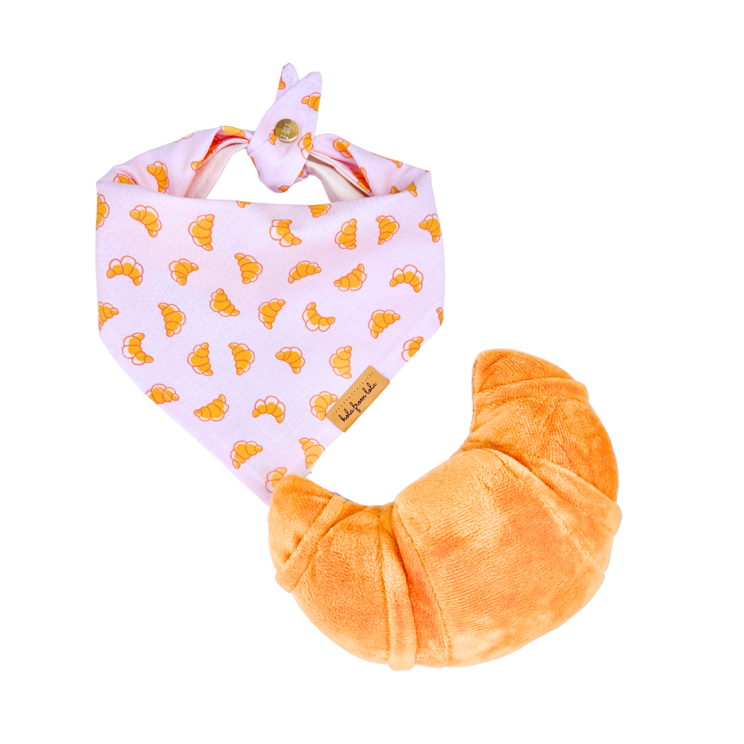 Croissant Dog Toy