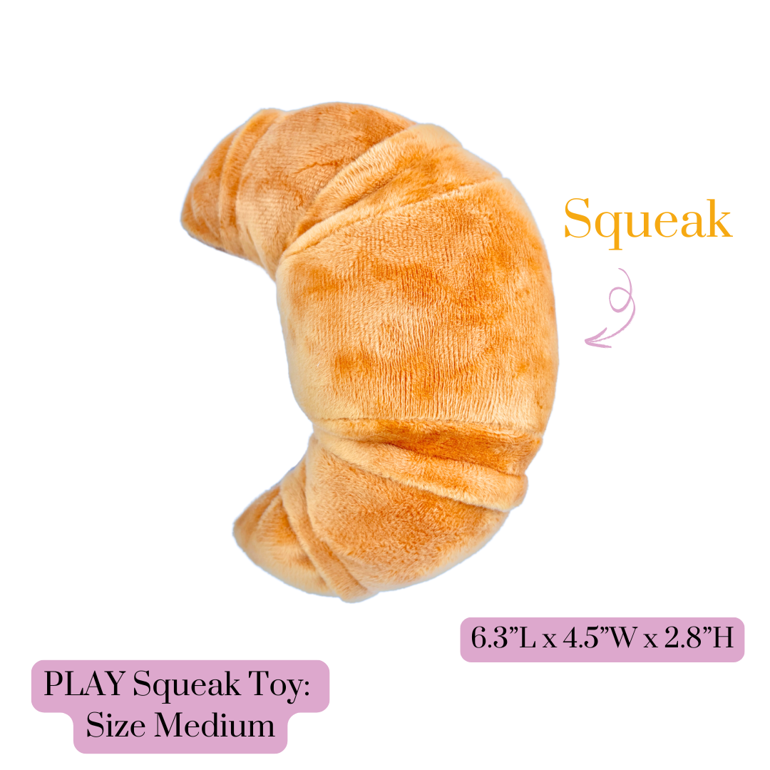 Croissant Dog Toy